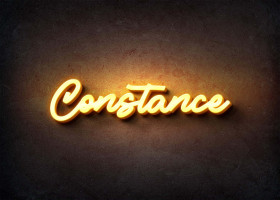 Glow Name Profile Picture for Constance