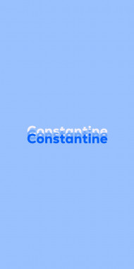 Name DP: Constantine
