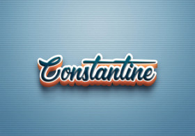 Cursive Name DP: Constantine