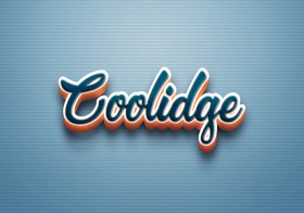 Cursive Name DP: Coolidge