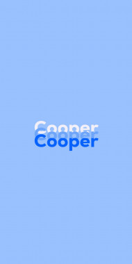 Name DP: Cooper