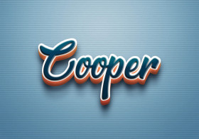 Cursive Name DP: Cooper