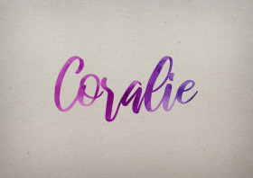 Coralie Watercolor Name DP