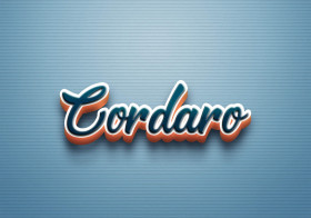 Cursive Name DP: Cordaro