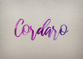 Cordaro Watercolor Name DP