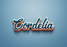 Cursive Name DP: Cordelia