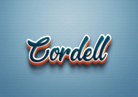 Cursive Name DP: Cordell