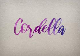 Cordella Watercolor Name DP