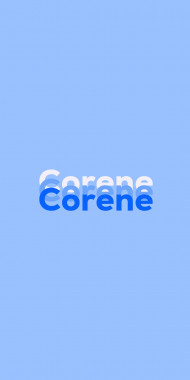 Name DP: Corene