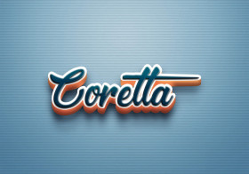 Cursive Name DP: Coretta