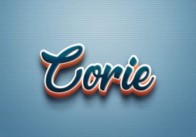 Cursive Name DP: Corie
