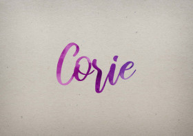 Corie Watercolor Name DP