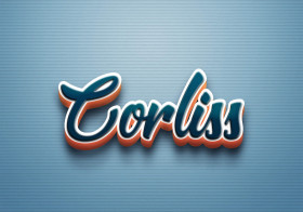 Cursive Name DP: Corliss