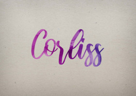 Corliss Watercolor Name DP