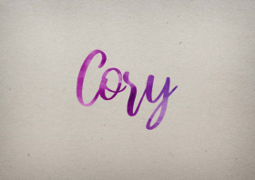 Cory Watercolor Name DP