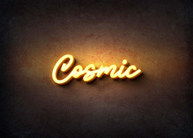 Glow Name Profile Picture for Cosmic
