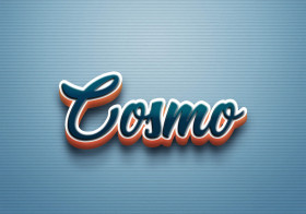 Cursive Name DP: Cosmo