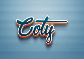 Cursive Name DP: Coty