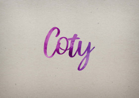 Coty Watercolor Name DP