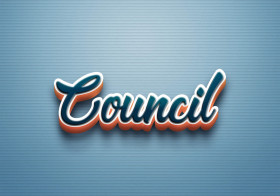 Cursive Name DP: Council