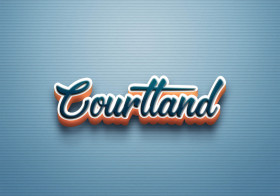 Cursive Name DP: Courtland