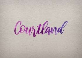 Courtland Watercolor Name DP