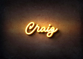 Glow Name Profile Picture for Craig