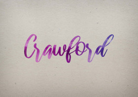 Crawford Watercolor Name DP