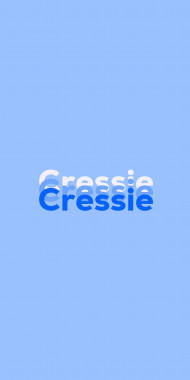 Name DP: Cressie