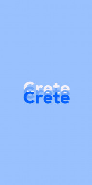 Name DP: Crete