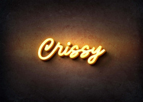 Glow Name Profile Picture for Crissy