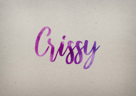 Crissy Watercolor Name DP