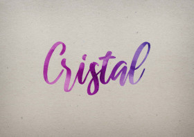 Cristal Watercolor Name DP