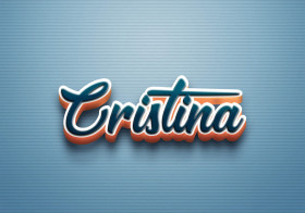 Cursive Name DP: Cristina