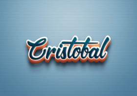 Cursive Name DP: Cristobal