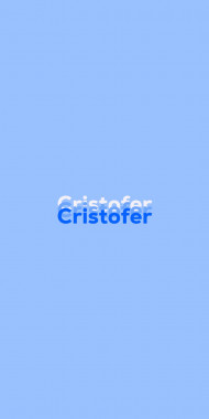 Name DP: Cristofer