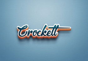 Cursive Name DP: Crockett
