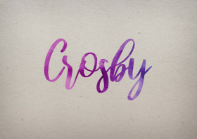 Crosby Watercolor Name DP