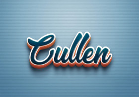 Cursive Name DP: Cullen