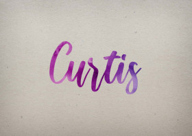 Curtis Watercolor Name DP