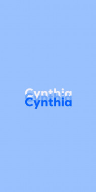 Name DP: Cynthia