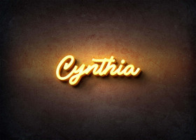 Glow Name Profile Picture for Cynthia