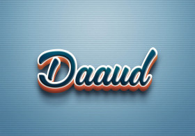 Cursive Name DP: Daaud