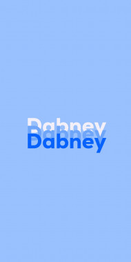 Name DP: Dabney