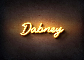 Glow Name Profile Picture for Dabney