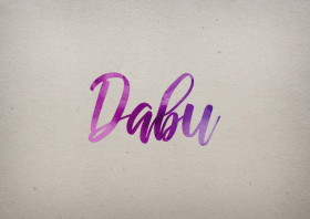 Dabu Watercolor Name DP