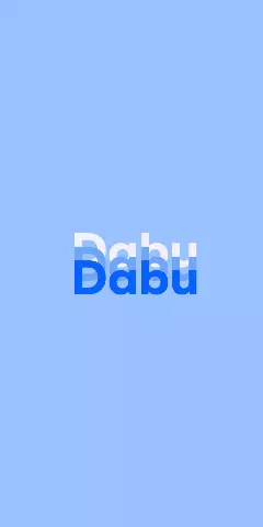 Name DP: Dabu