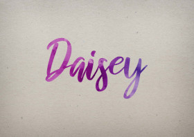 Daisey Watercolor Name DP