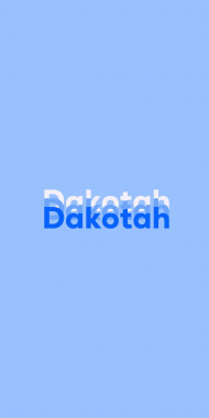 Name DP: Dakotah