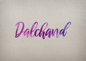 Dalchand Watercolor Name DP